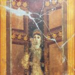 Affresco di Pompei raffigurante Cleopatra.