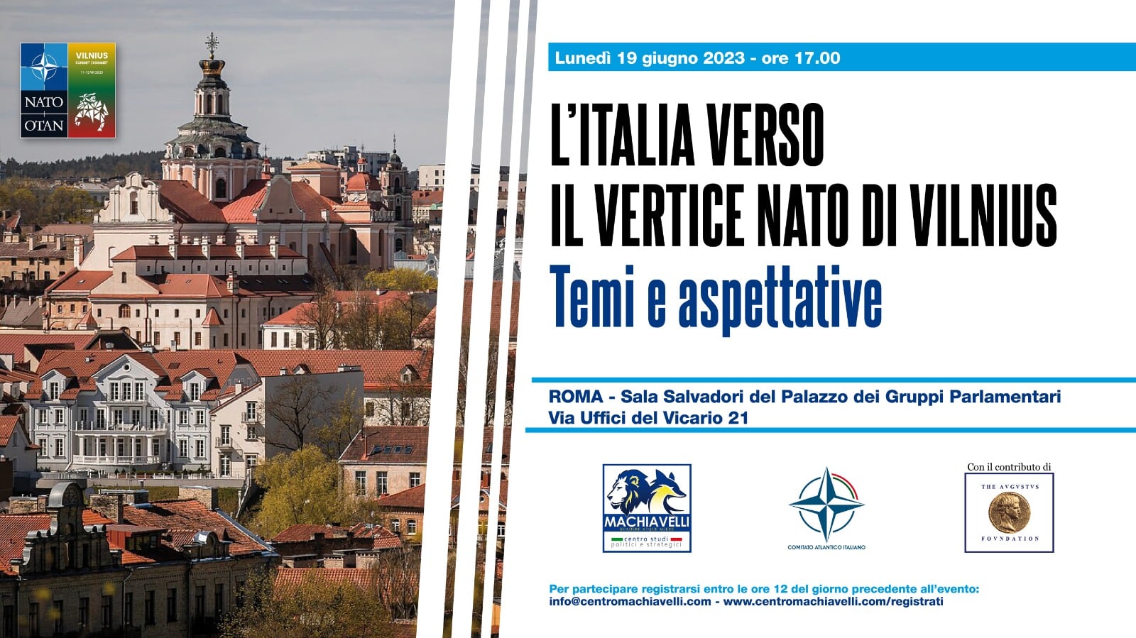 italia verso vertice vilnius 19 giugno 2023 centro studi machiavelli comitato atlantico italiano fondazione augustus