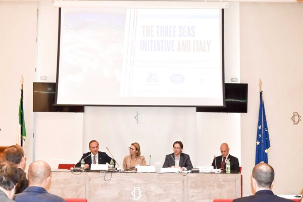 guglielmo picchi at the italian chamber of deputies, event organized by machiavelli center for political and strategic studies and heritage foundation