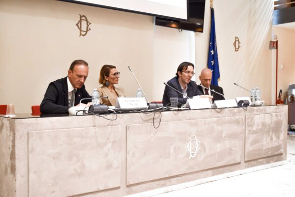 lorenzo bernasconi at the italian chamber of deputies, event organized by machiavelli center for political and strategic studies and heritage foundation