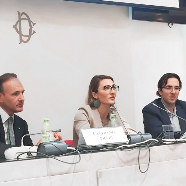 velina tchakarova at the italian chamber of deputies, event organized by machiavelli center for political and strategic studies and heritage foundation