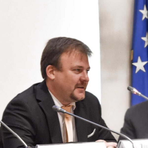 zoltan koskovics at the italian chamber of deputies, event organized by machiavelli center for political and strategic studies and heritage foundation