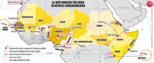 sedi diplomatiche italiane in Africa subsahariana