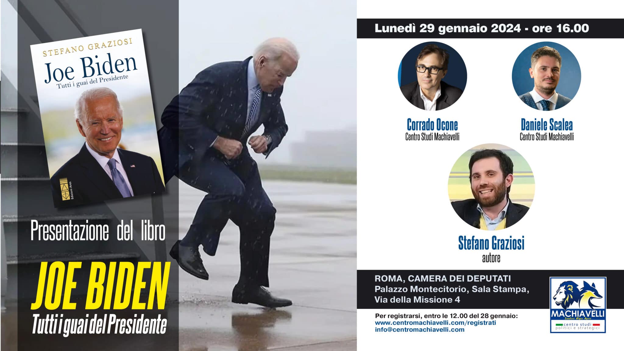 Presentazione "Joe Biden. Tutti i guai del Presidente" di Stefano Graziosi